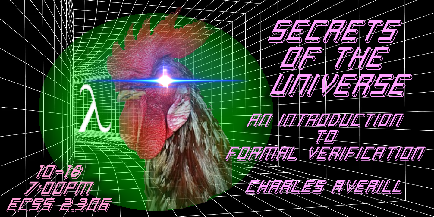 Poster for my Secrets of the Universe talk